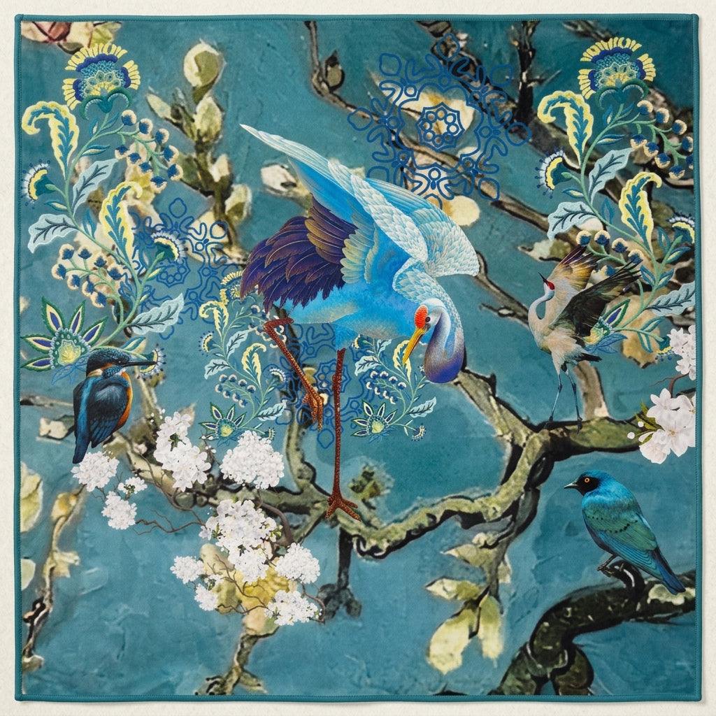 Blue Birds and Blossoms