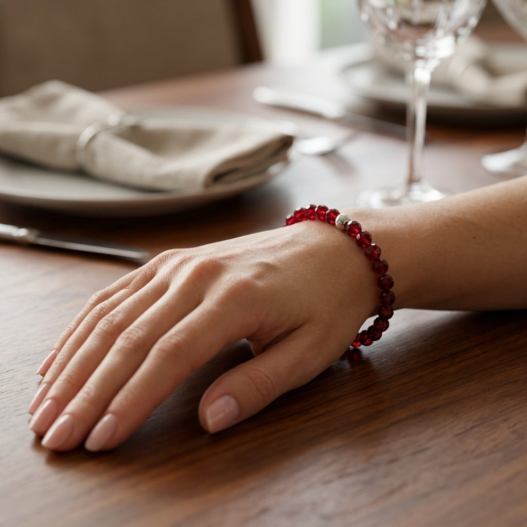 Crystal glass · Stretch Bracelets