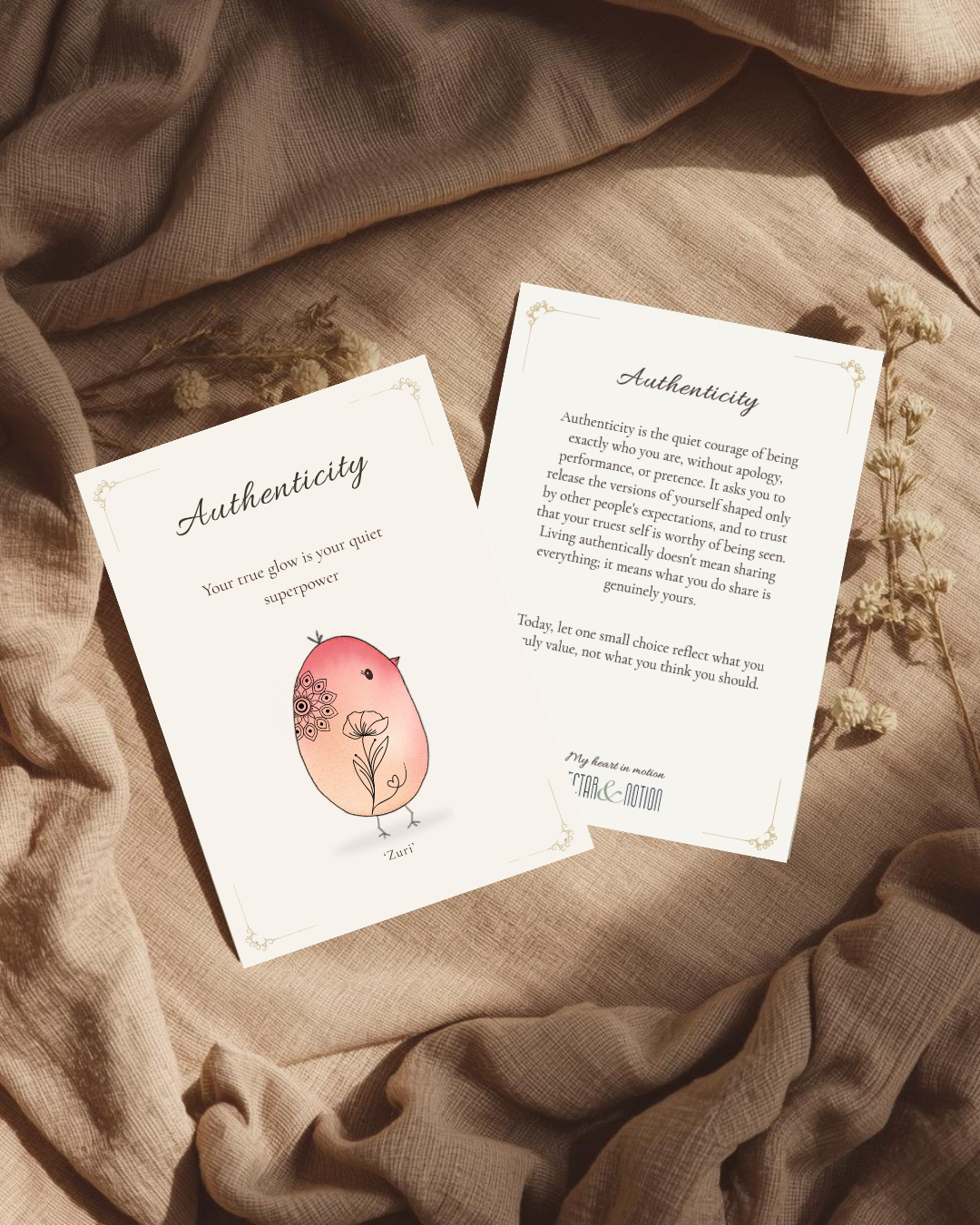 Intention Card Deck & Journal Gift Set