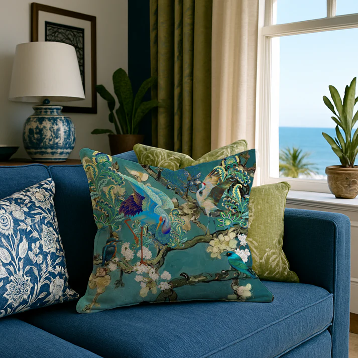 Blue Birds and Blossoms