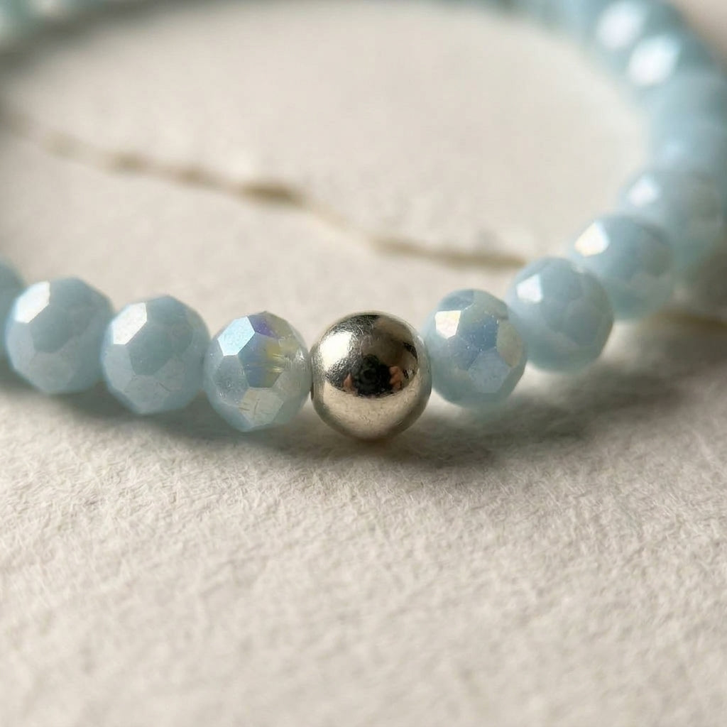 Opaque & Iridescent · Stretch Bracelets