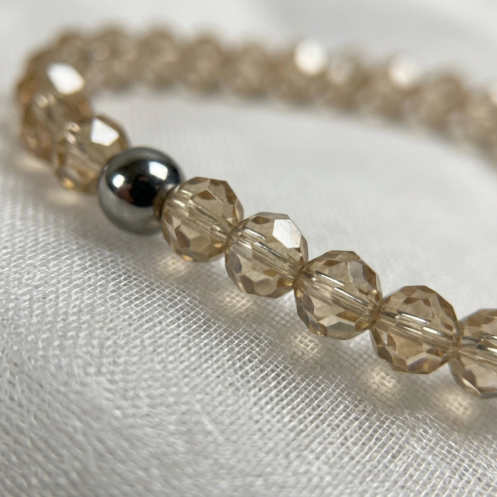 Crystal glass · Stretch Bracelets