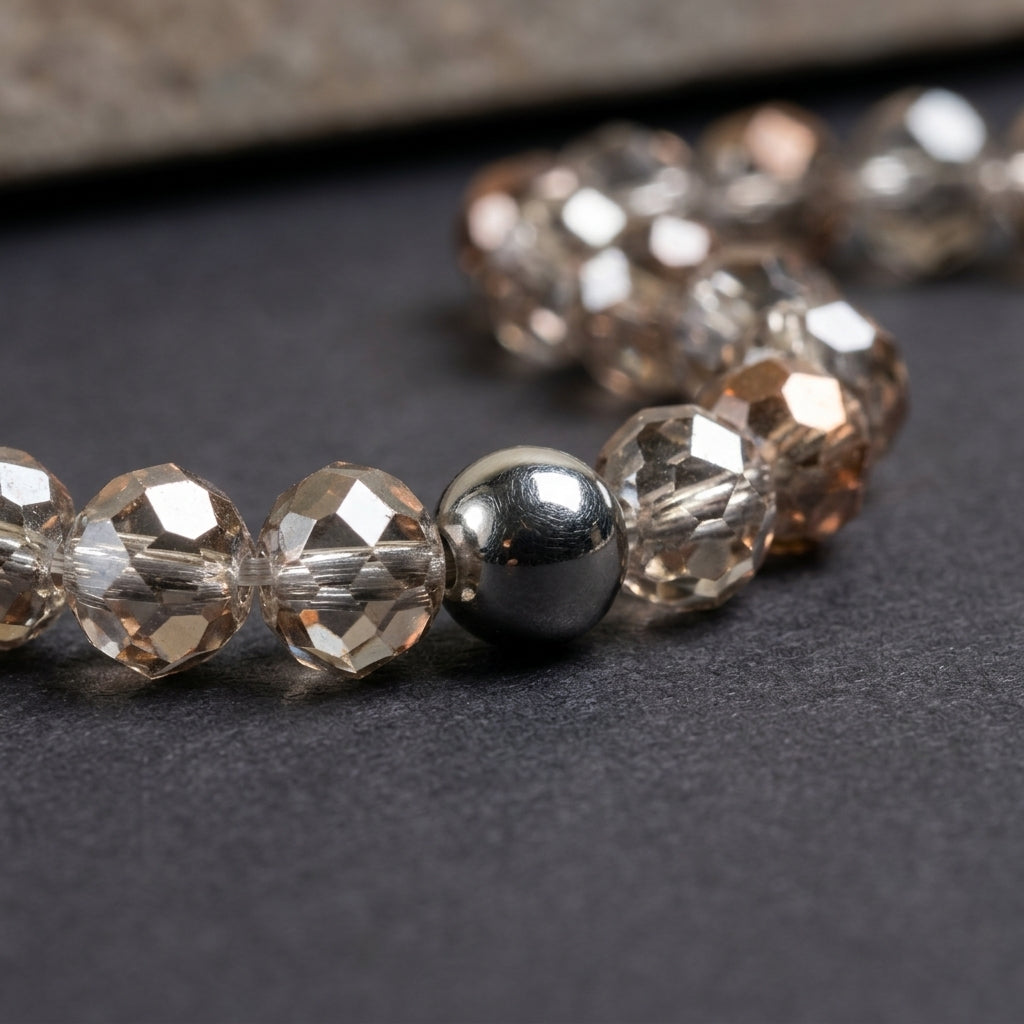 Opaque & Iridescent · Stretch Bracelets