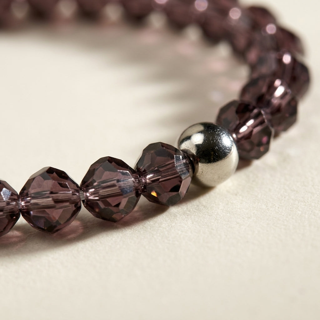 Crystal glass · Stretch Bracelets