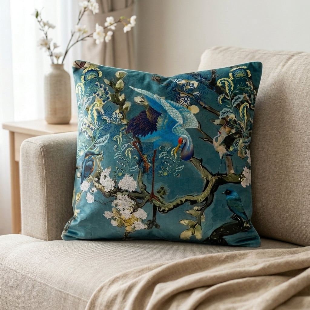 Blue Birds and Blossoms